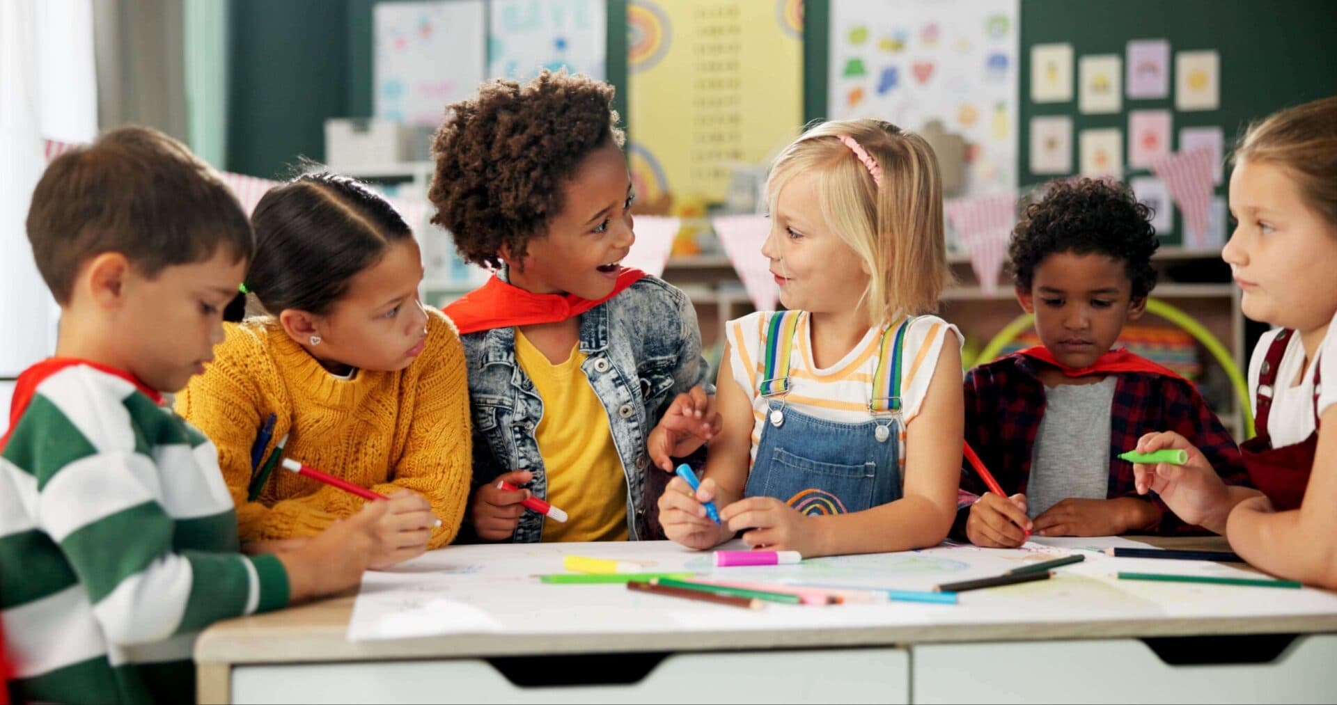 Children playing together at Little Giants Learning Academy